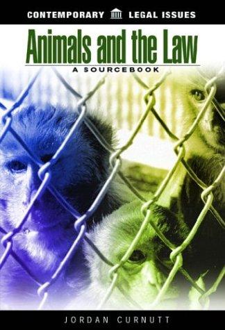 Animals and the law by Jordan Curnutt cover