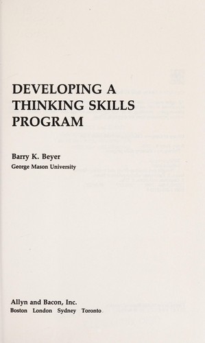 Developing a thinking skills program