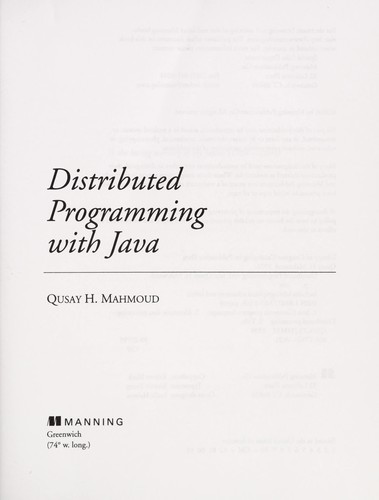 Distributed programming with Java