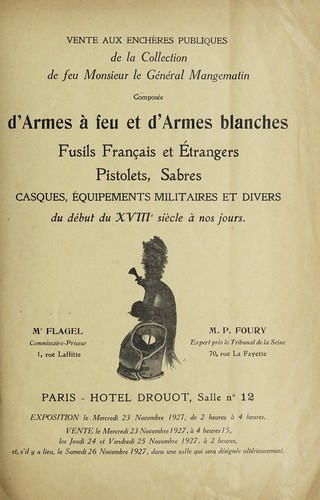 Armes à feu & armes blanches by Hôtel Drouot cover
