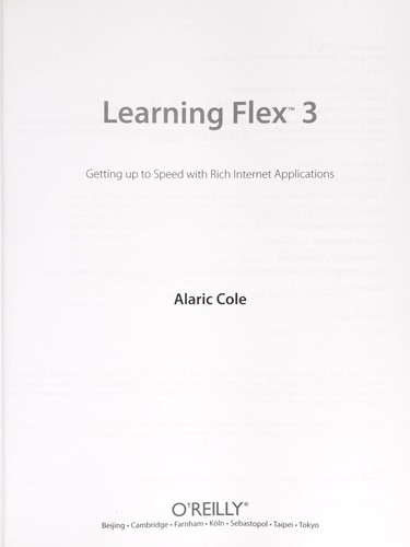 Learning Flex 3