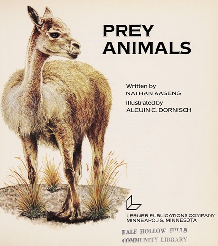 Prey animals by Nathan Aaseng cover
