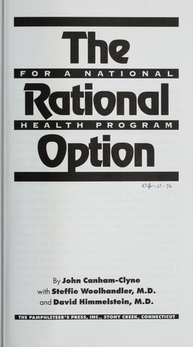 The rational option for a national health program