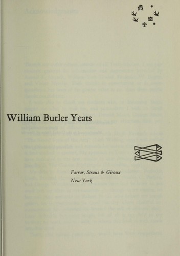 A reader's guide to William Butler Yeats