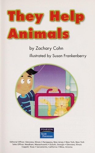 They Help Animals by Zachary Coln cover