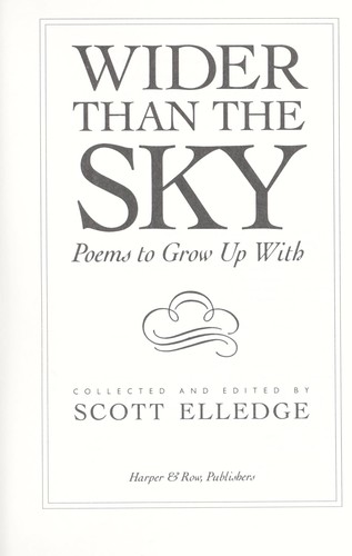 Wider Than the Sky