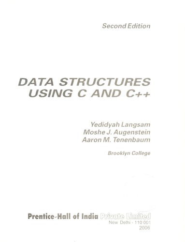 Data structures using C and C++