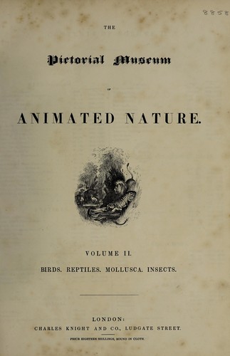 The pictorial museum of animated nature. by William Charles Linnaeus Martin, Charles Knight cover