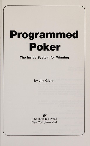 Programmed poker