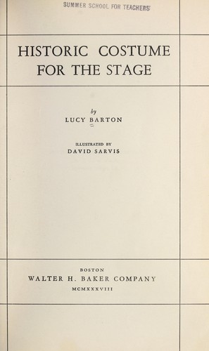 Historic costume for the stage