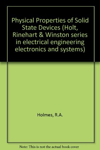 Physical principles of solid state devices