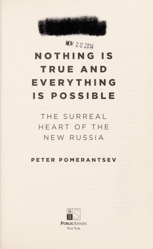 Nothing is true and everything is possible