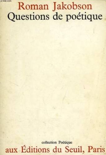 Questions de poétique by Roman Jakobson cover
