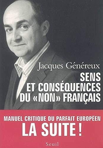 Sens et conséquences du "non" français by Jacques Genereux cover