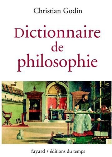 Dictionnaire de philosophie by Christian Godin cover