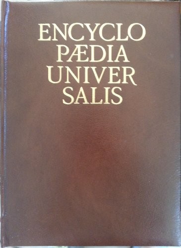 Encyclopædia universalis (French Edition) by Encyclopædia Universalis (Firm) cover