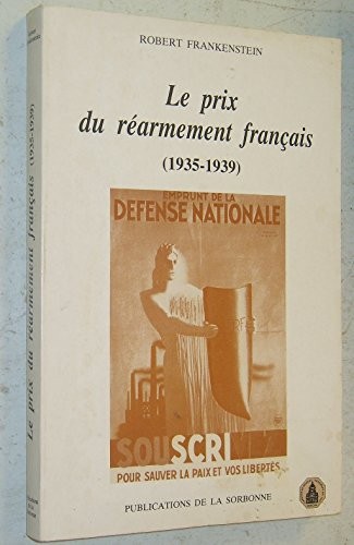 Le prix du réarmement français, 1935-1939 by Frank, Robert cover