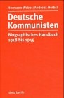 Deutsche Kommunisten by Hermann Weber cover
