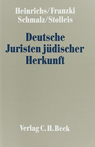 Deutsche Juristen jüdischer Herkunft (German Edition) by Helmut Heinrichs cover