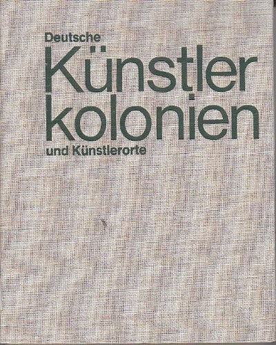 Deutsche Künstlerkolonien und Künstlerorte (German Edition) by Gerhard Wietek cover