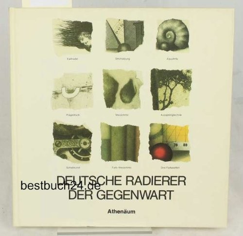 Deutsche Radierer der Gegenwart (German Edition) by Dorit Marhenke cover
