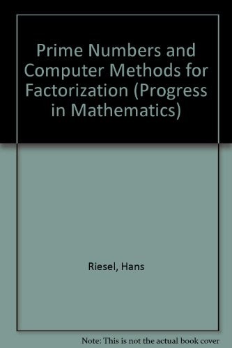 Prime numbers and computer methods for factorization
