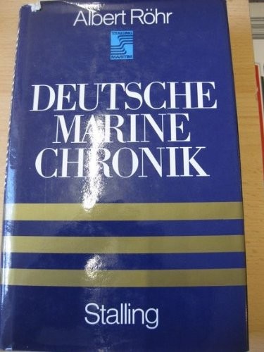 Deutsche Marinechronik by Albert Röhr cover