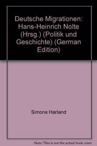 Deutsche Migrationen by Hans-Heinrich Nolte cover
