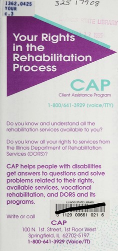 Your rights in the rehabilitation process