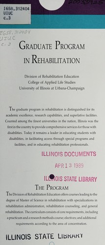 Graduate program in rehabilitation