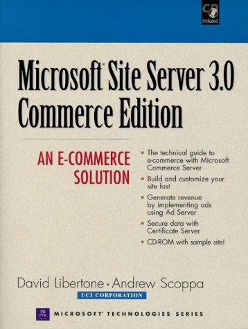 Microsoft Site Server 3.0 commerce edition