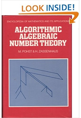 Algorithmic algebraic number theory