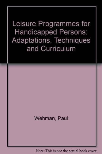 Leisure programs for handicapped persons