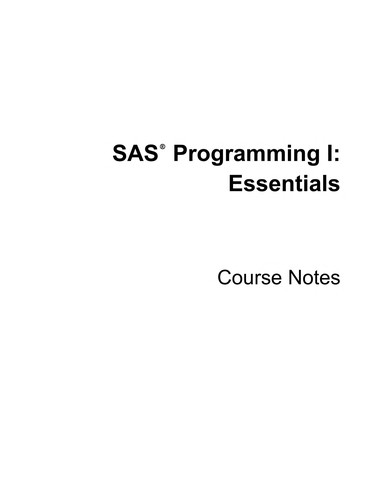 SAS programming II
