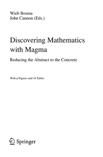 Discovering mathematics with Magma