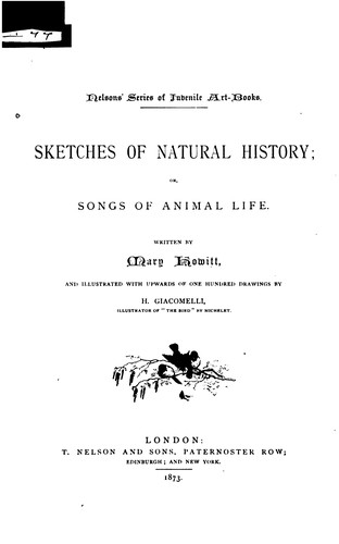 Sketches of natural history