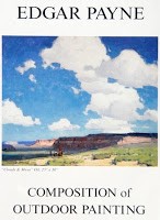 Composition of outdoor painting