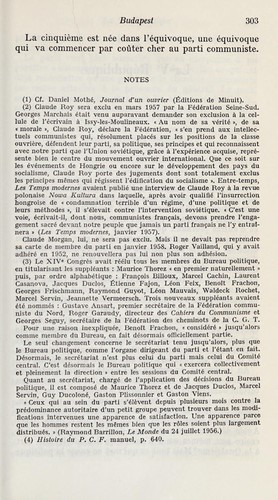 Histoire du Parti communiste français by Jacques Fauvet cover