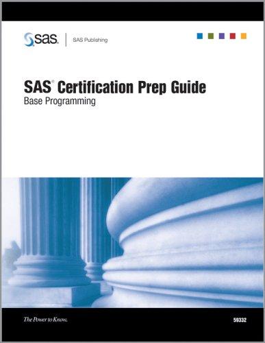 SAS Certification Prep Guide