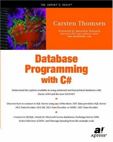 Database Programming with C#