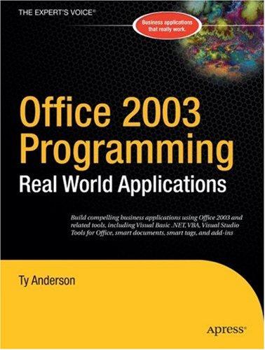 Office 2003 Programming