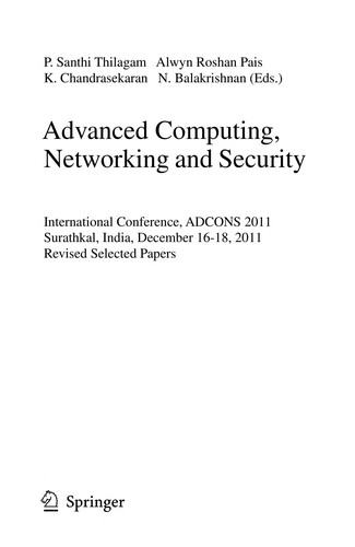 Advanced Computing, Networking and Security
