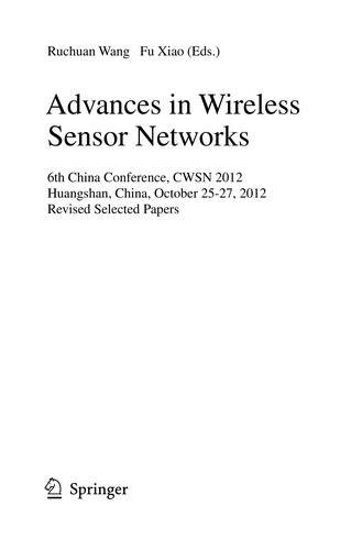 Advances in Wireless Sensor Networks