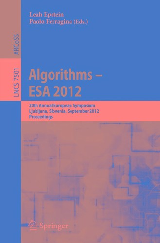 Algorithms – ESA 2012