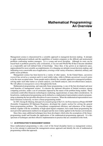 Applied mathematical programming by Stephen P. Bradley cover