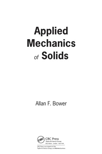 Applied mechanics of solids