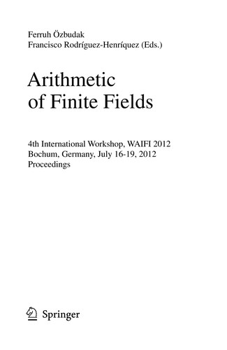 Arithmetic of Finite Fields