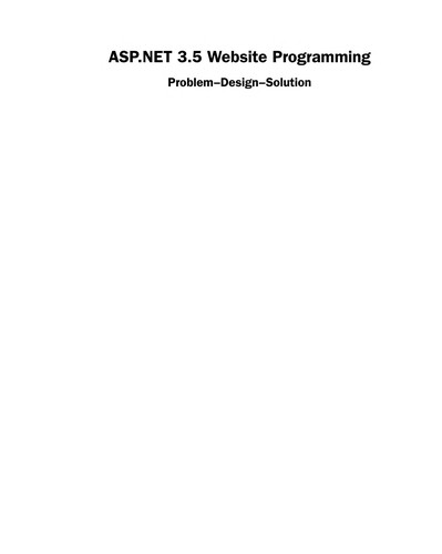 ASP.NET 3.5 website programming