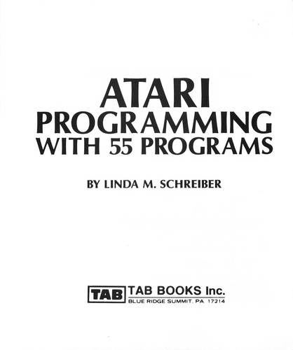ATARI programming with 55 programs