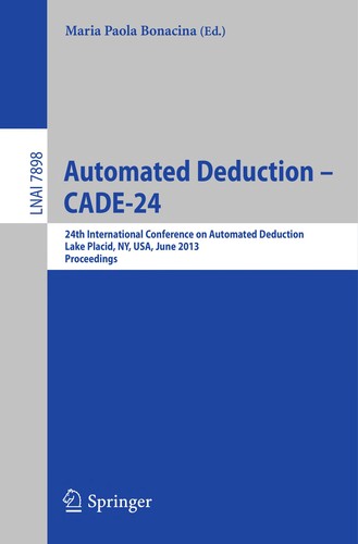 Automated Deduction – CADE-24